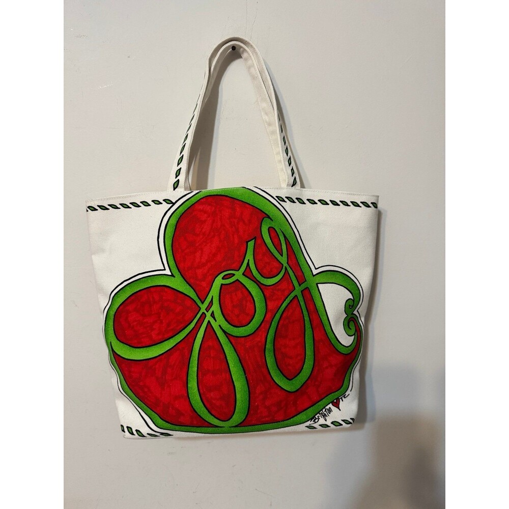 BRIGHTON LOVE AND JOY HOLIDAY TOTE nwot
